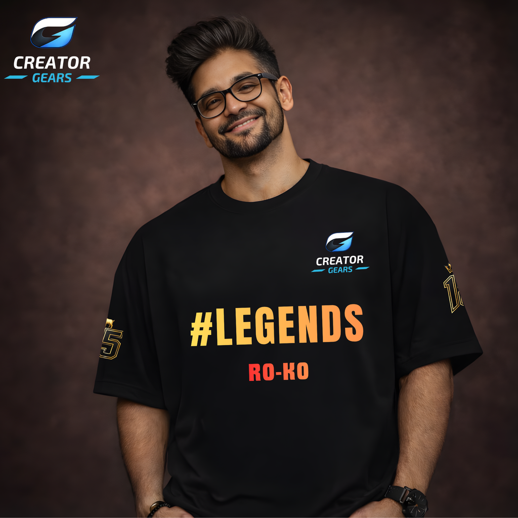 Legends of India | RO-KO Edition Oversized Tee | Creator Gears