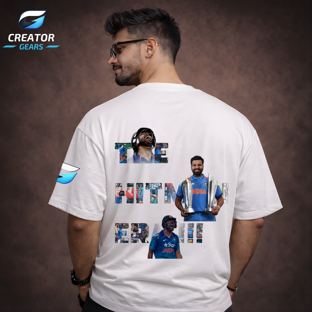 The Hitman Era White Oversized Tee | Creator Gears