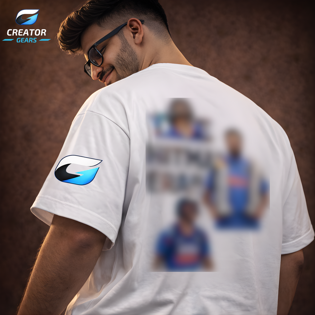 The Hitman Era White Oversized Tee | Creator Gears