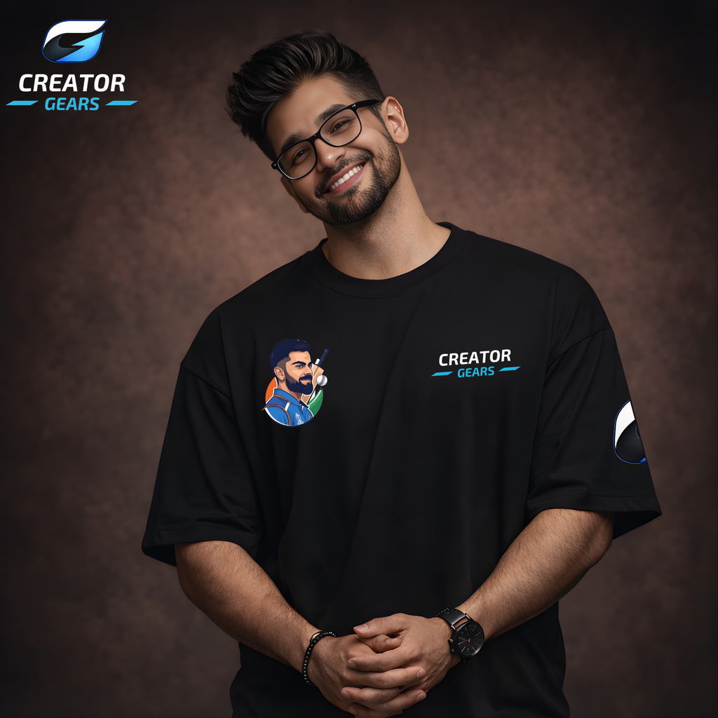 King Kohli Edition Oversized Tee | Creator Gears