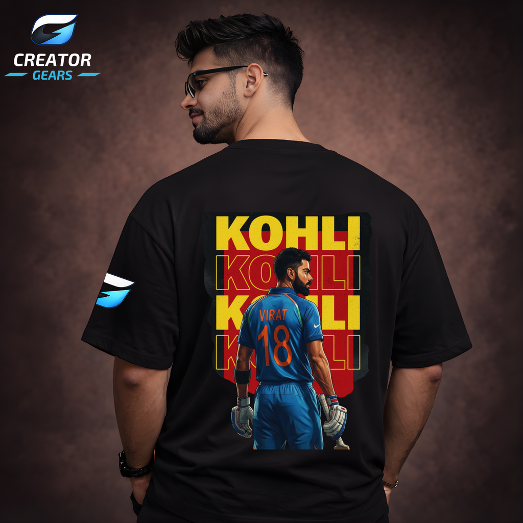 King Kohli Edition Oversized Tee | Creator Gears