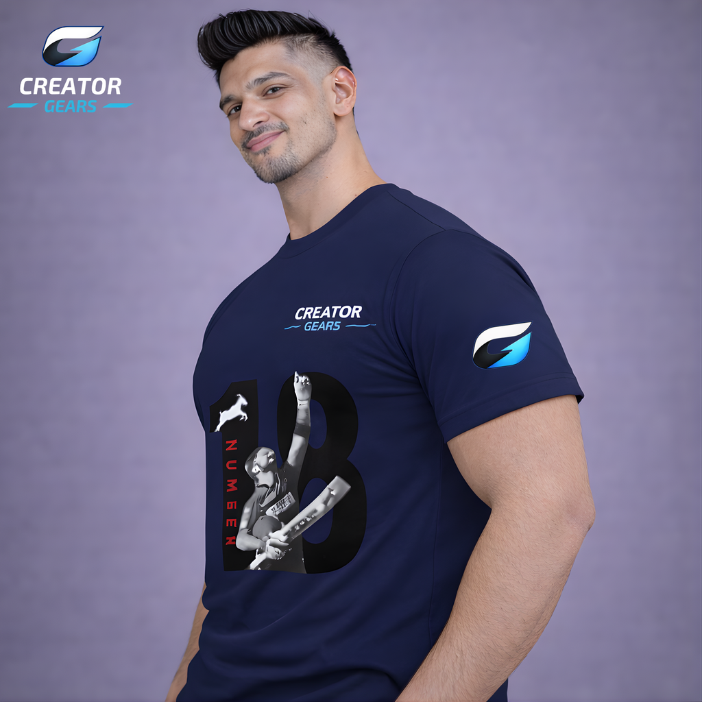 GOAT 18 | King Kohli legacy Tee | Creator Gears