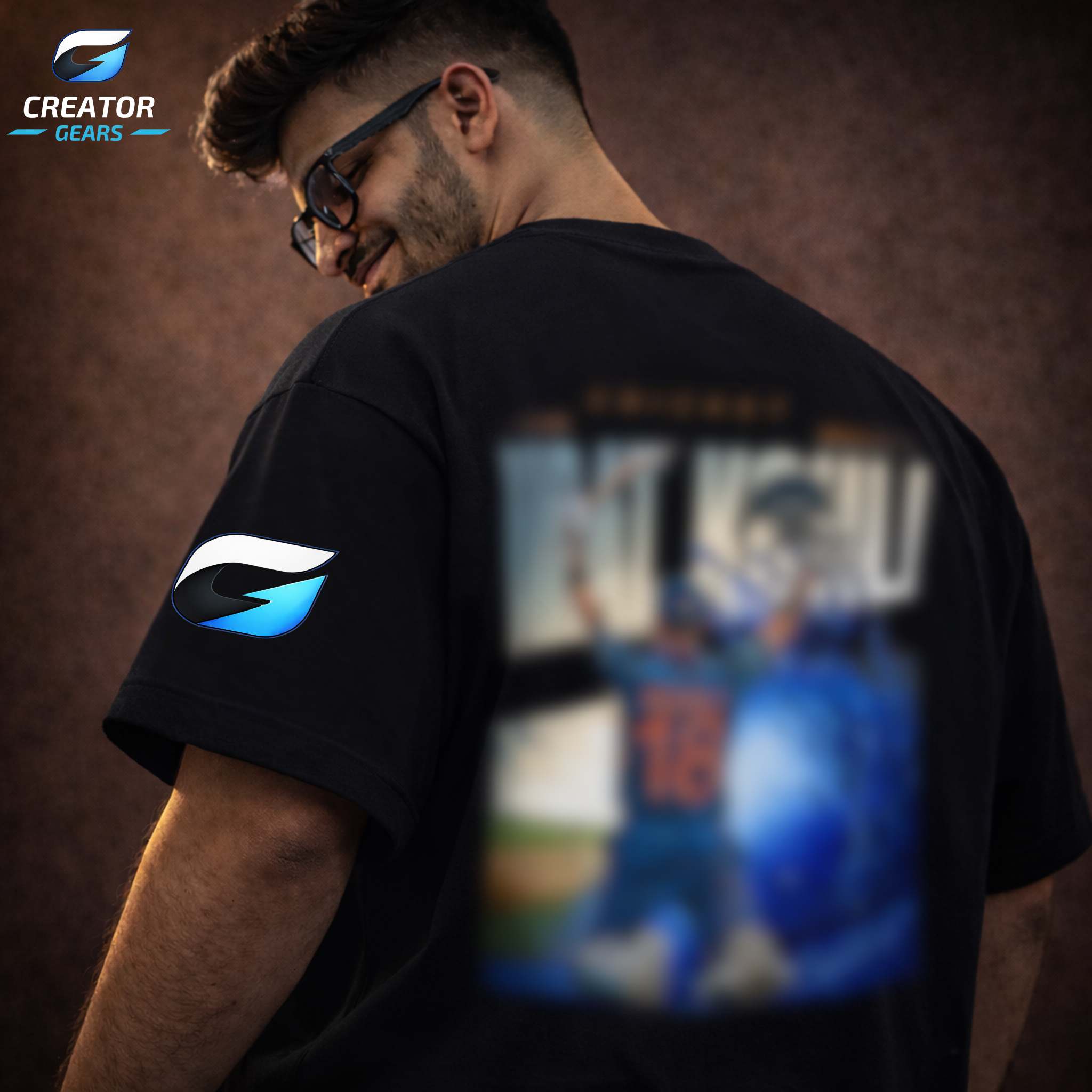 GOAT 18 | King Kohli legacy Oversized Tee  | Creator Gears