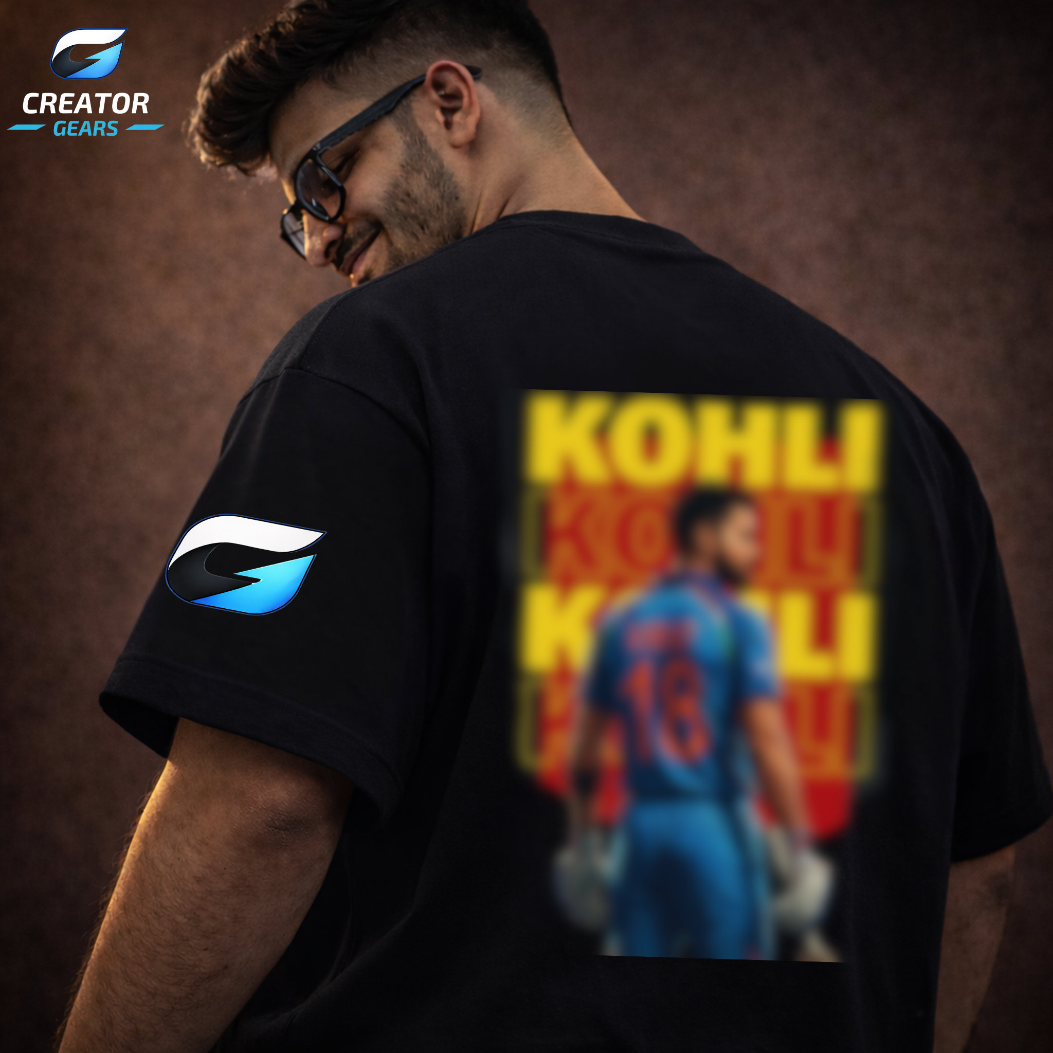 King Kohli Edition Oversized Tee | Creator Gears