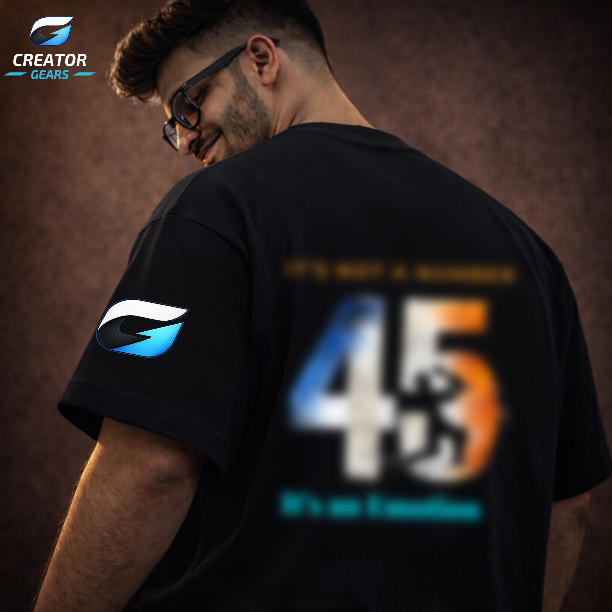 HITMAN 45 Tribute Oversized Tee | Creator Gears