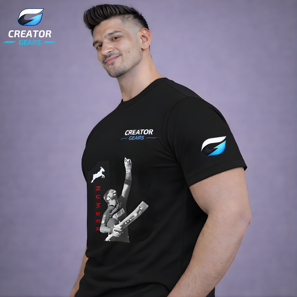 GOAT 18 | King Kohli legacy Tee | Creator Gears
