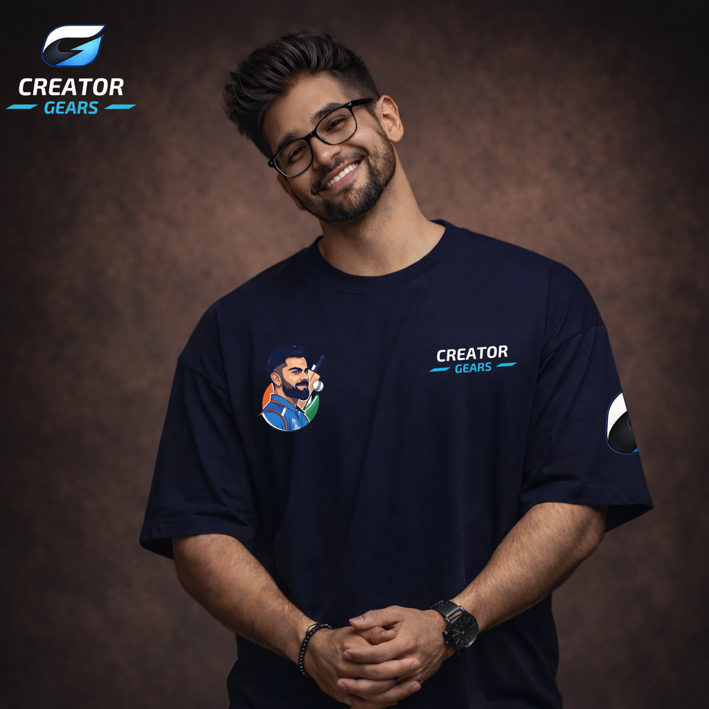 King Kohli Edition Oversized Tee | Creator Gears