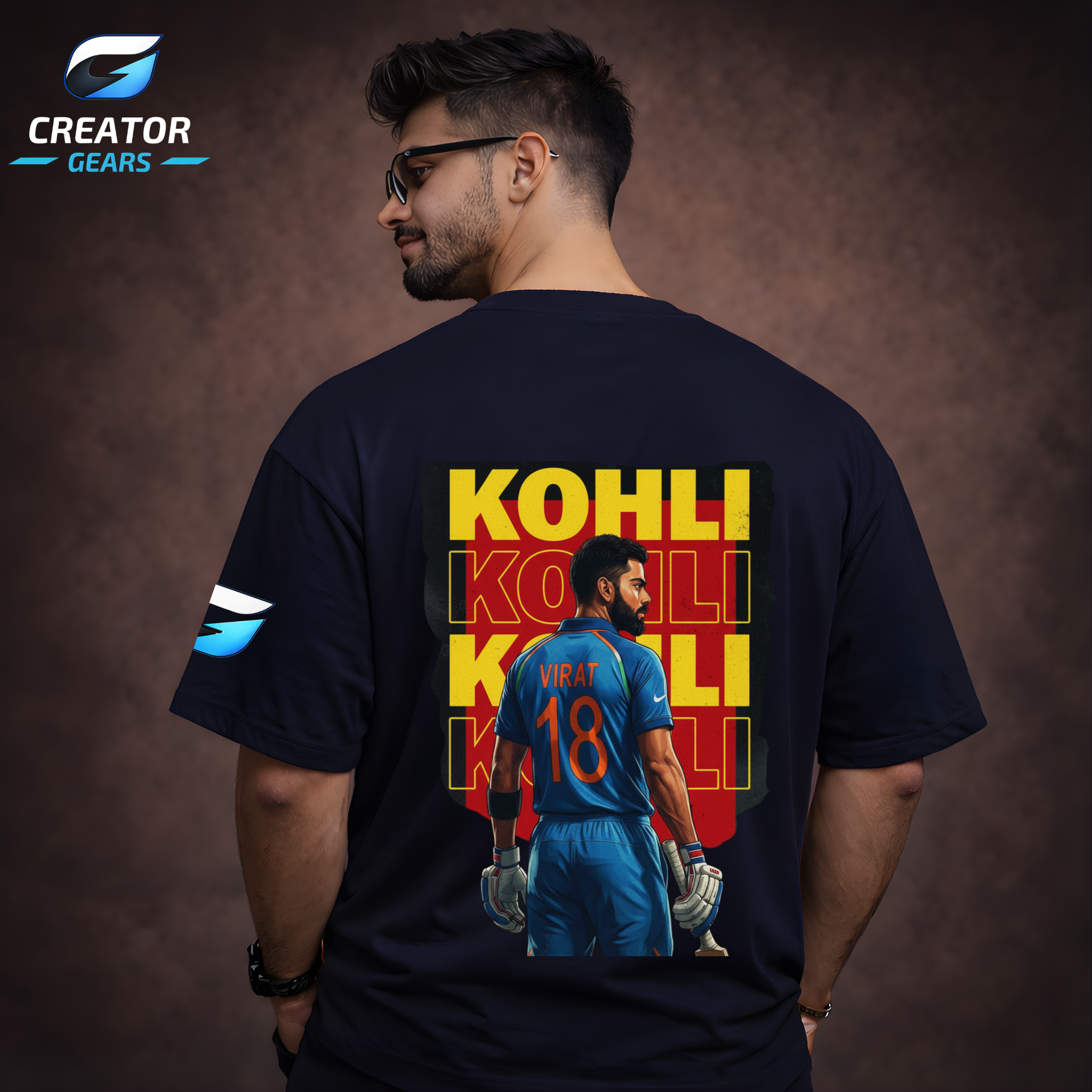 King Kohli Edition Oversized Tee | Creator Gears