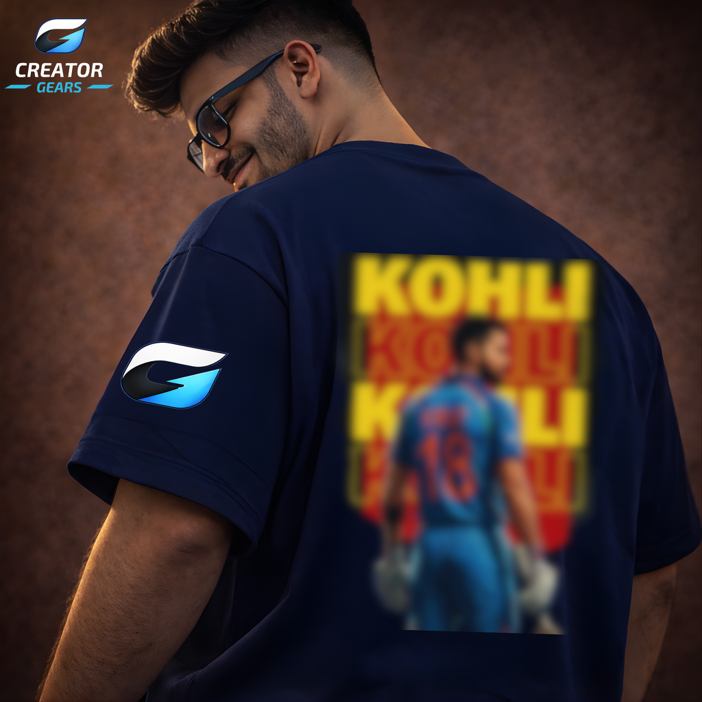 King Kohli Edition Oversized Tee | Creator Gears