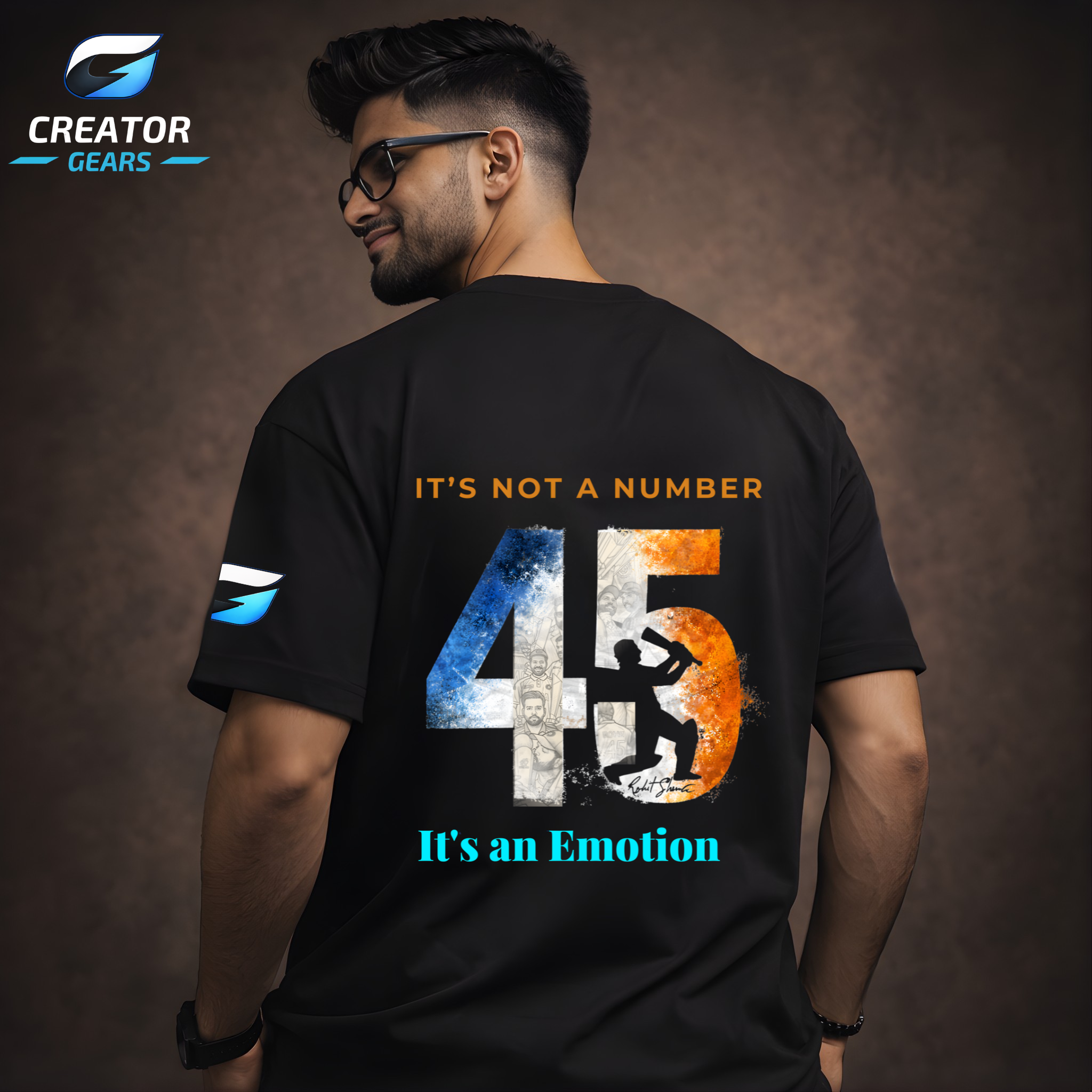 HITMAN 45 Tribute Oversized Tee | Creator Gears