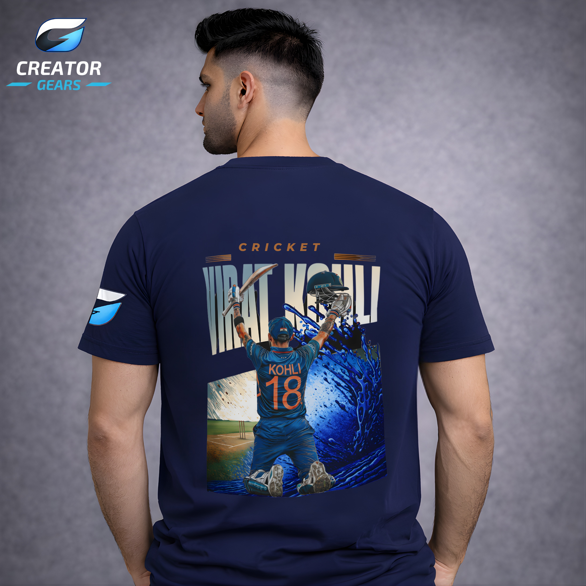 GOAT 18 | King Kohli legacy Tee | Creator Gears