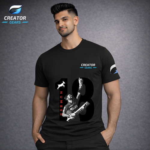 GOAT 18 | King Kohli legacy Tee | Creator Gears