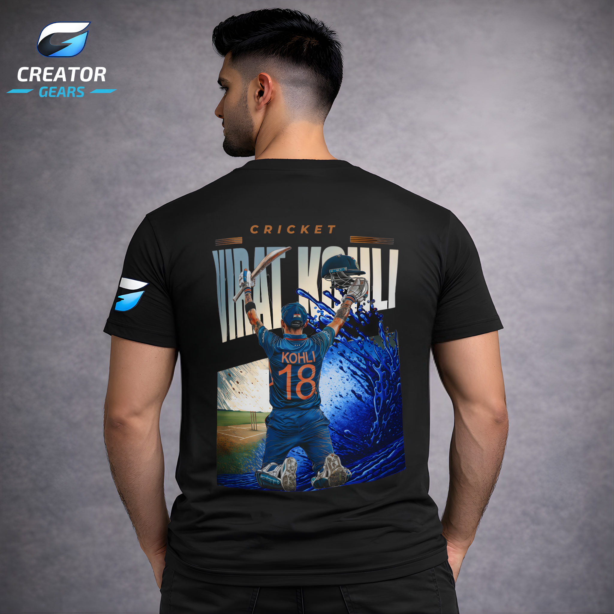 GOAT 18 | King Kohli legacy Tee | Creator Gears