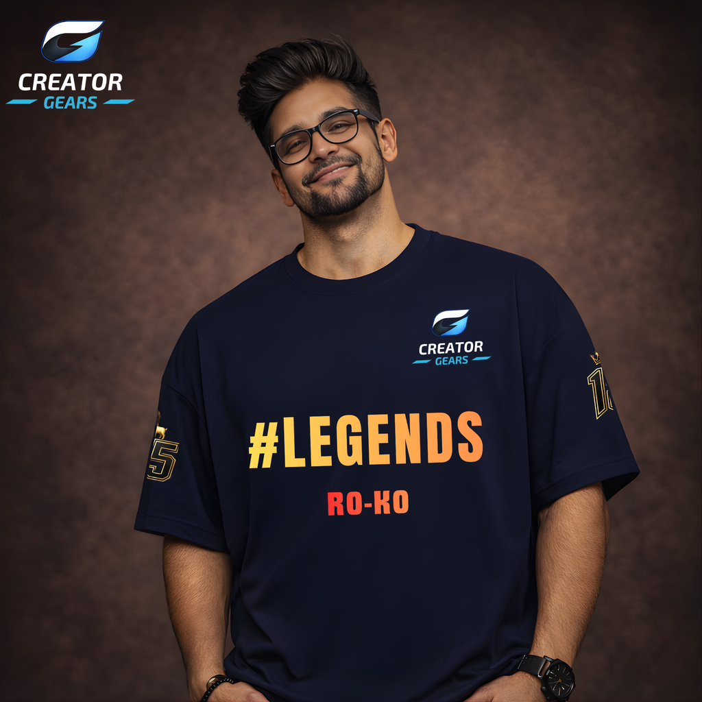 Legends of India | RO-KO Edition Oversized Tee | Creator Gears