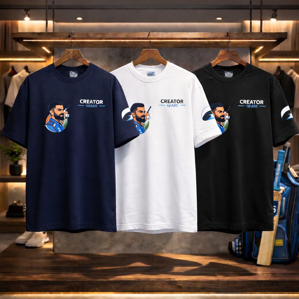 King Kohli Edition Oversized Tee | Creator Gears